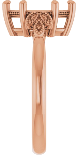 Sužadėtuvių Žiedas „Solitaire“ 417 Rožinis Aukso Marquise 10mm x 5mm (4)