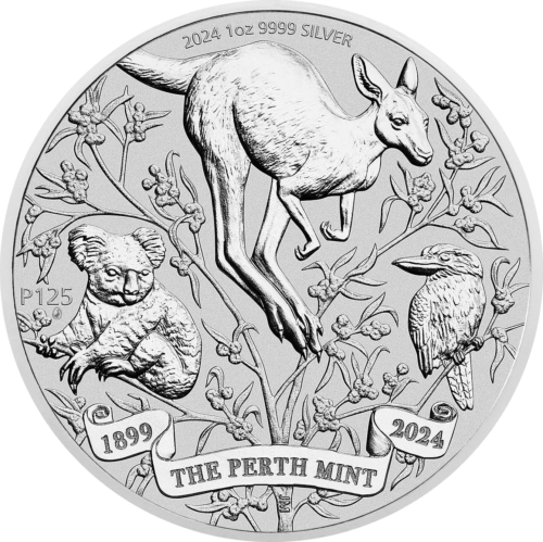 2024 Perth Mint 125th Anniversary 1 oz Silver Coin (1)