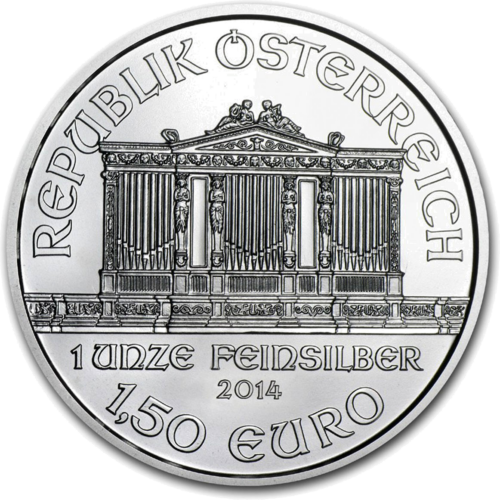 1 oz Vienos Filharmonija Austrija sidabrinė moneta Mix metai (2)