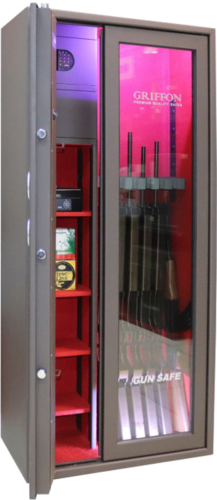 Сейф для оружия с бронированным стеклом Griffon GG.700.E (172 кг) (2)