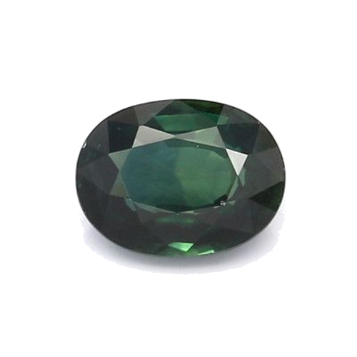 1.78 carat GREEN BRILLIANTSTEP cut Oval Safyras (1)