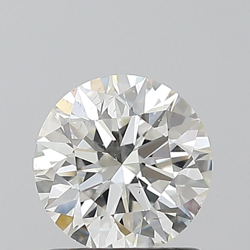1.01 carat F-SI1 Excellent cut Natūralus Round Deimantas (1)