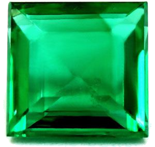2.22 carat GREEN Square Smaragdas (1)