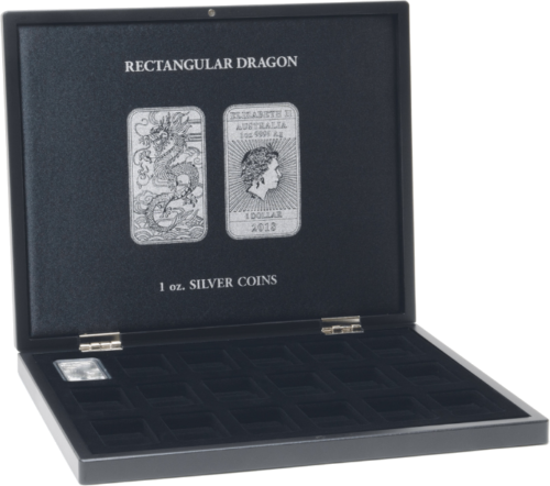 Dėžutė VOLTERRA Stačiakampėms Drakono monetoms kapsulėse (2)