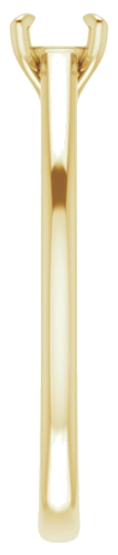 Sužadėtuvių Žiedas „Claw-Prong Solitaire“ 18k yellow gold Round 4.4mm (4)