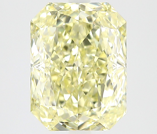2.0 carat Fancy Light Yellow-VS2 Natūralus Radiant Deimantas (1)