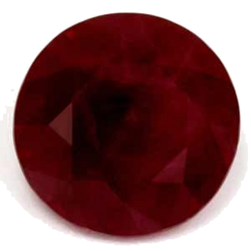 2.08 carat RED Round Rubinas (1)