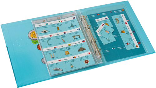 Ilustrēts eiropas monētu albums bērniem collect - play - learn (2)