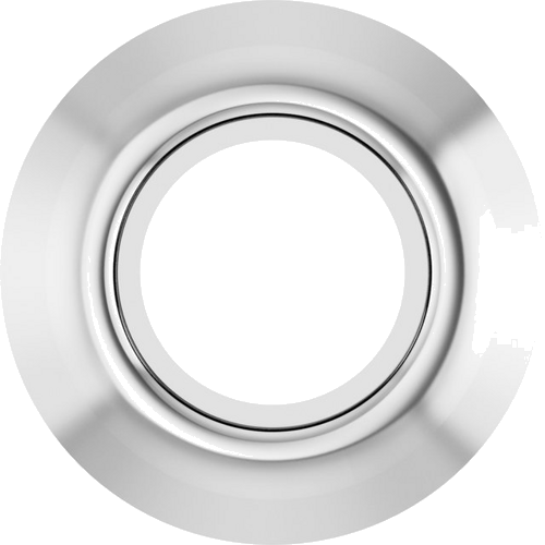 14K White 3.4 mm Round Bezel-Set Slide Pendant Mounting (1)