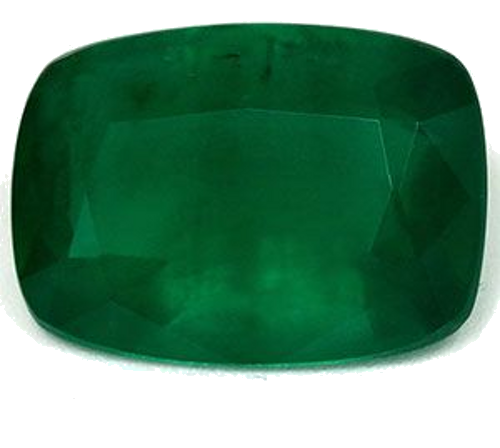 2.36 carat GREEN Cushion Smaragdas (1)