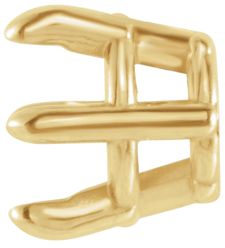 Pakabukas „Solitaire“ 585 Geltonojo Aukso Round 5mm (2)