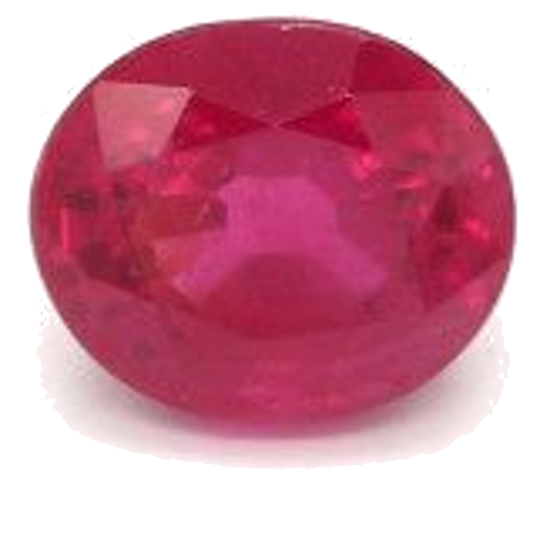 0.61 carat RED BRILLIANTSTEP cut Oval Rubinas (1)