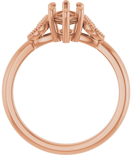 Sužadėtuvių Žiedas „Solitaire“ 417 Rožinis Aukso Marquise 10mm x 5mm (2)