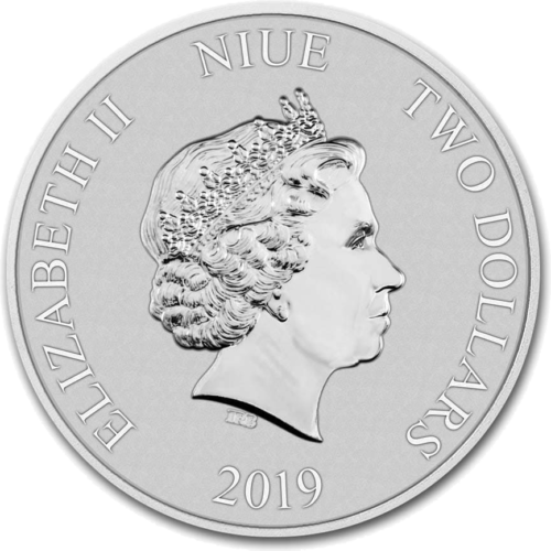 2019 Darth Vader Star Wars N. Zelandija 1 oz sidabrinė moneta (3)