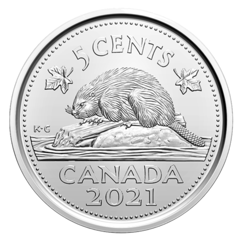 2021 Канада Ship Bluenose Dollar BU Комплект монети (9)