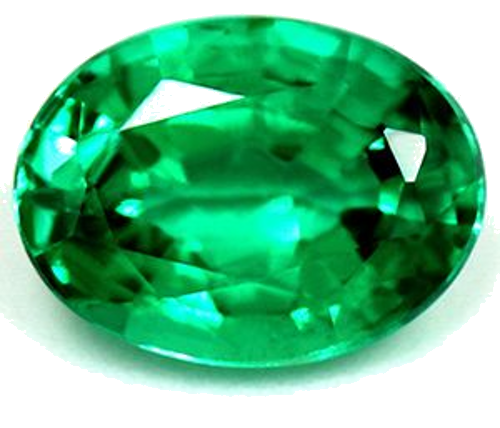 1.34 carat GREEN Oval Smaragdas (1)