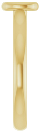 14K Yellow  5 mm Cushion Solitaire Engagement Ring Mounting (4)