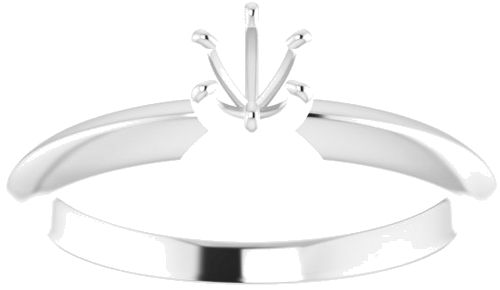 Sužadėtuvių Žiedas „Light Solitaire“ 585 Baltojo Aukso Round 3.5mm x 3.9mm (3)