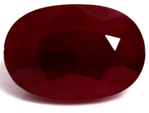 3.86 carat RED Oval Rubinas (1)