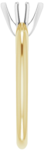 14K Yellow   White 7.6x3.3 mm Marquise Solitaire Engagement Ring Mounting (4)