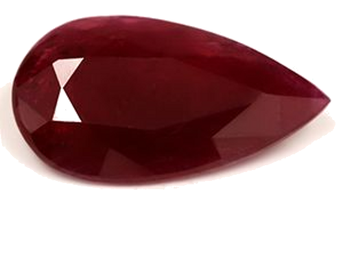 5.8 carat RED Pear Rubinas (1)