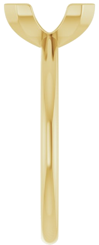 Sužadėtuvių Žiedas „Solitaire“ 585 Geltonojo Aukso Emerald 8mm x 6mm (4)