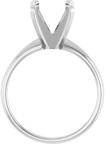 Sužadėtuvių Žiedas „Solitaire“ 585 Baltojo Aukso Square 7mm (2)