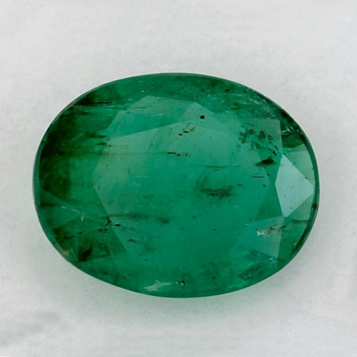 1.42 carat GREEN Oval Smaragdas (1)