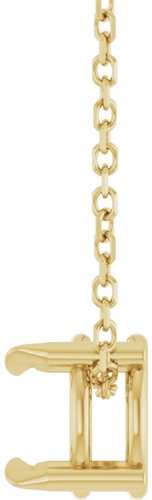 14K Yellow 6 mm Round 16-18  Necklace Mounting (3)