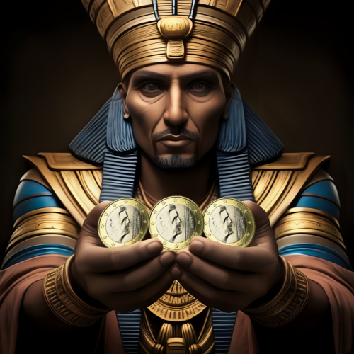 2023 Netherlands Tutankhamun 1 euro coin on BU card (4)