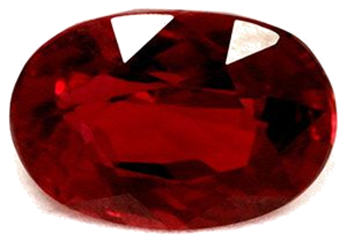 1.02 carat RED Oval Rubinas (1)