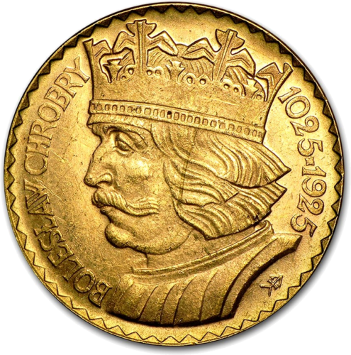 20 Zlotų Boleslaw 1925 Lenkija auksinė moneta (1)