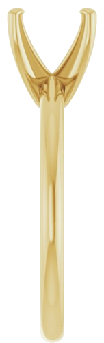 Sužadėtuvių Žiedas „Solitaire“ 750 Geltonojo Aukso Round 8mm (4)