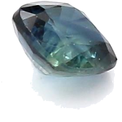 0.42 carat BLUE BRILLIANTSTEP cut Cushion Safyras (1)