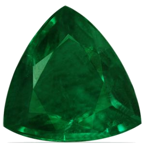 1.4 carat GREEN Trilliant Smaragdas (1)