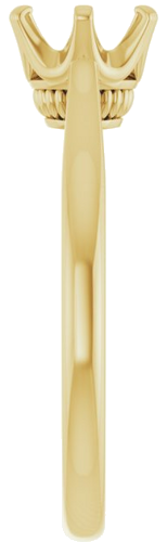 Sužadėtuvių Žiedas „Solitaire“ 585 Geltonojo Aukso Round 6.5mm (4)