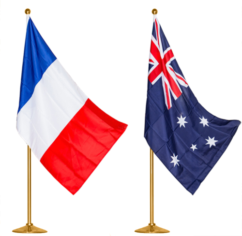 Flagpole for office or conference hall (5)