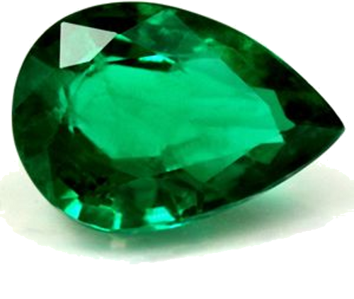 2.0 carat GREEN Pear Smaragdas (1)