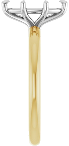 Sužadėtuvių Žiedas 585 Baltojo Ir Geltonojo Aukso Marquise 10mm x 5mm (4)