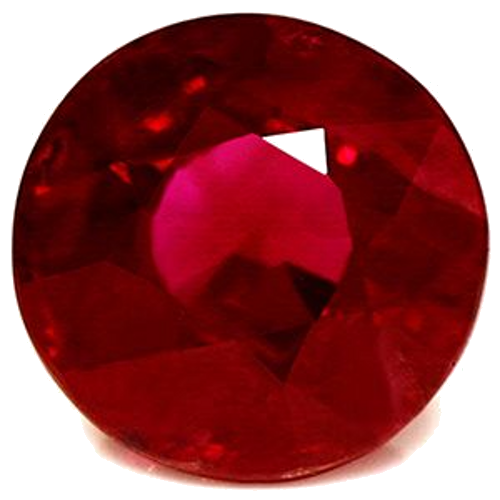 1.13 carat RED Round Rubinas (1)