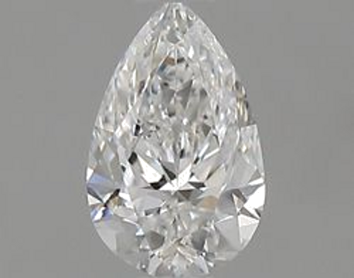 0.4 carat F-VS1 Natūralus Pear Deimantas (1)