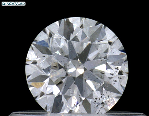 0.4 carat D-SI2 Excellent cut Natūralus Round Deimantas (1)