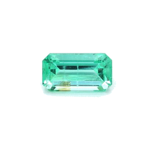 3.19 carat GREEN STEP cut Octagonal Smaragdas (1)