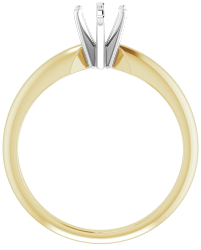 14K Yellow   White 9.5x5 mm Marquise Six-Prong Solitaire Engagement Ring Mounting (2)
