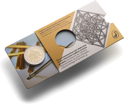 2024 Lithuania 2 euro BU coin with The straw garden tradition (3)