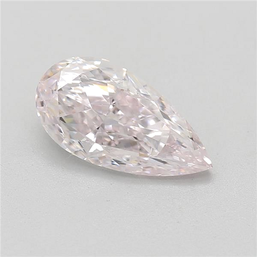 1.03 carat Faint  Pink-VVS1 Natūralus Pear Deimantas (1)