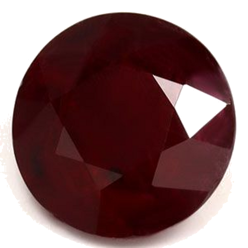 2.22 carat RED Round Rubinas (1)