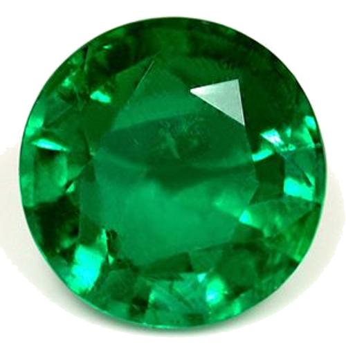 2.04 carat GREEN Round Smaragdas (1)
