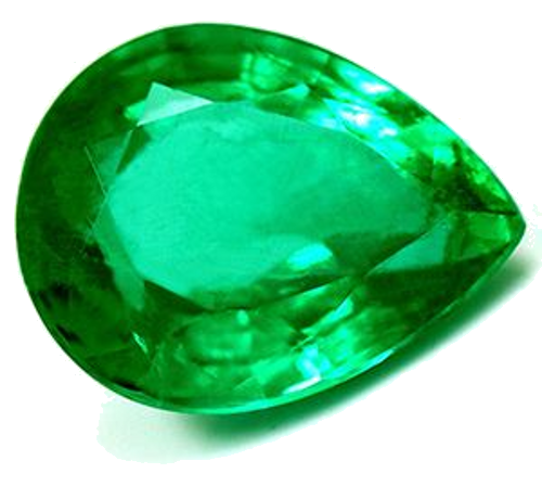 2.27 carat GREEN Pear Smaragdas (1)