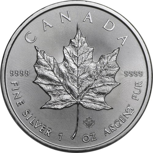 1 oz Klevo lapas 2022 Kanada sidabrinė moneta (1)